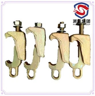 Grampos para equipamentos revestidos de vidro