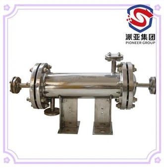 Trocador de calor de tubo e casco de aço inoxidável